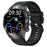E800 1.49-inch AMOLED Screen Bluetooth-compatible Call Laser Therapy ECG Smart Watch, Silicone Strap - Black - 1
