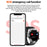 E800 1.49-inch AMOLED Screen Bluetooth-compatible Call Laser Therapy ECG Smart Watch, Silicone Strap - Black - 5