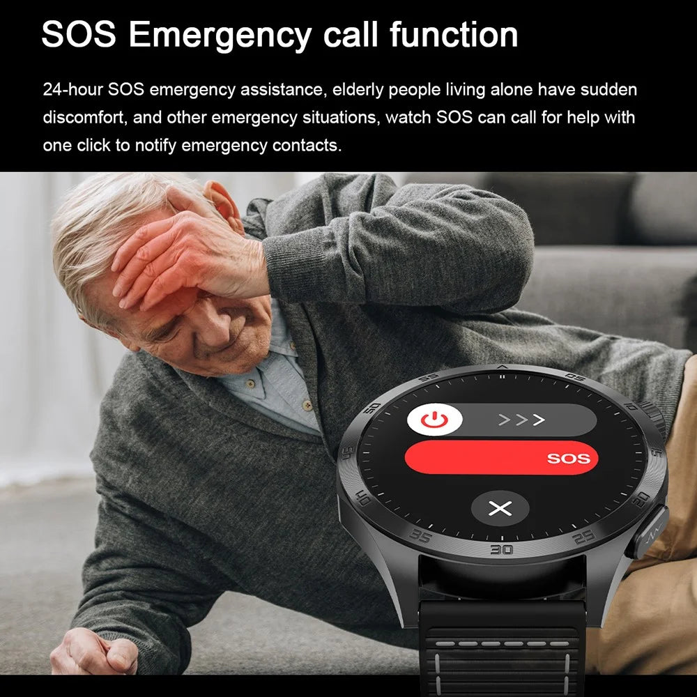 ET485 1.43’’ AMOLED Display Smart Watch Bluetooth-compatible Call Sports Watch with Nylon Strap - Black - 7
