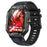 KR82 Waterproof Men's Wrist Bracelet Flashlight 2.1-Inch Screen Smart Watch for Outdoors - Black+Blue - 1