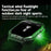 KR82 Waterproof Men's Wrist Bracelet Flashlight 2.1-Inch Screen Smart Watch for Outdoors - Black+Blue - 5