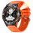 KT76 3ATM Waterproof Health Monitor 1.53-inch Bluetooth-compatible Smart Watch with Flashlight - Orange - 1