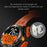 KT76 3ATM Waterproof Health Monitor 1.53-inch Bluetooth-compatible Smart Watch with Flashlight - Orange - 2