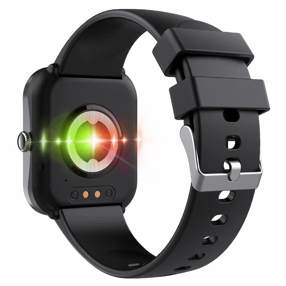 F96 1.9-inch Bluetooth-compatible Calling Smart Watch Body Temperature Blood Glucose Monitoring Fitness Tracker Smart Bracelet - Black - 2