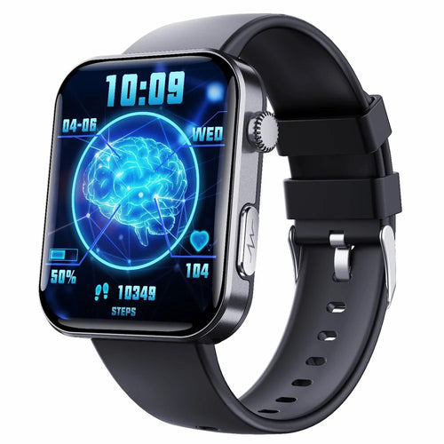 F300 2.10 inch HD Screen Smart Watch Bluetooth-compatible Call Heart Rate Monitor Sport Watch - Black - 1