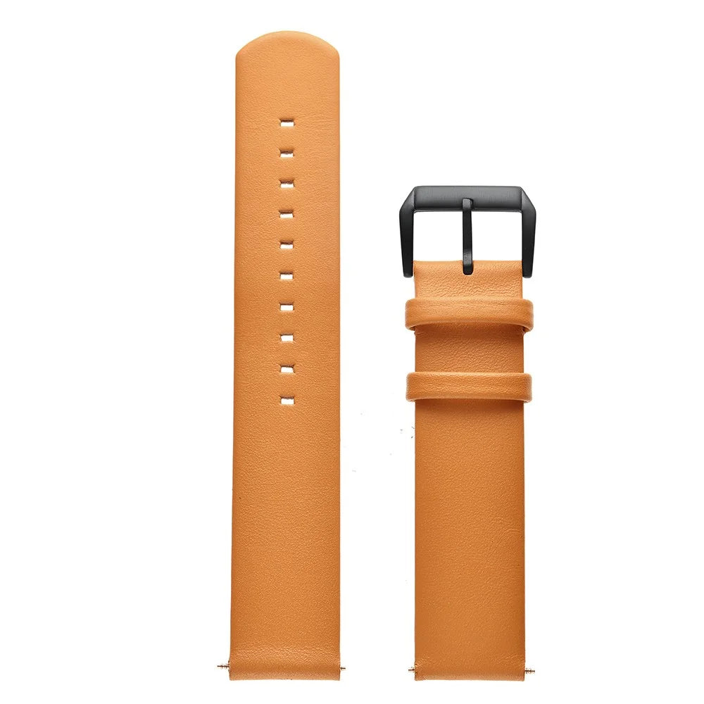 For Samsung Galaxy Watch4 Classic 46mm 42mm/Galaxy Watch4 44mm 40mm/Gear Sport (S4) 20mm Cowhide Leather Stylish Watch Band - 7