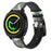 For Samsung Gear Sport (S4) Silicone Cowhide Leather Watch Strap - Green Camouflage - 3