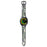 For Samsung Gear Sport (S4) Silicone Cowhide Leather Watch Strap - Green Camouflage - 5