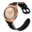 20mm Pork Ribs Style Genuine Leather Coated Smart Watch Strap for Samsung Galaxy Watch 42mm - Black - 2