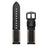 20mm Pork Ribs Style Genuine Leather Coated Smart Watch Strap for Samsung Galaxy Watch 42mm - Black - 5