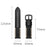 20mm Pork Ribs Style Genuine Leather Coated Smart Watch Strap for Samsung Galaxy Watch 42mm - Black - 6