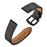 22mm Genuine Leather Coated Smart Watch Replacement Strap for Huawei Watch 2/1 - Black - 5