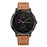 20mm Top-layer Genuine Leather Watch Strap Replacement for Garmin Vivoactive 3/Vivomove HR - Brown - 7