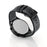 22mm Genuine Leather Watch Strap Replacement Band for Samsung Gear S3 Classic/S3 Frontier - Black - 1