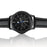 22mm Genuine Leather Smart Watchband Strap Replacement for Samsung Gear S3 Classic/Gear S3 Frontier - Black - 6