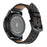 22mm Holes Decor Genuine Leather Smart Watch Band for Samsung Gear S3 Classic/Frontier - Black - 5