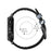 22mm Silicone + Leather Camouflage Watch Strap for Samsung Gear S3 Classic/S3 Frontier - Thorns Black - 4