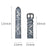 22mm Silicone + Leather Camouflage Watch Strap for Samsung Gear S3 Classic/S3 Frontier - Thorns Black - 5
