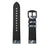 22mm Silicone + Leather Camouflage Watch Strap for Samsung Gear S3 Classic/S3 Frontier - Thorns Black - 7