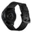 For Samsung Gear S3 Classic/S3 Frontier 22mm Knife Tail Genuine Leather Watch Strap Replacement Band - Black - 3