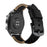 22mm Ribs Style Genuine Leather Watch Strap for Huawei Watch GT / GT 2 46mm / Honor Magic - Black - 2