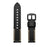 22mm Ribs Style Genuine Leather Watch Strap for Huawei Watch GT / GT 2 46mm / Honor Magic - Black - 3