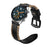 22mm Ribs Style Genuine Leather Watch Strap for Huawei Watch GT / GT 2 46mm / Honor Magic - Black - 5