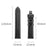 22mm Genuine Leather Watch Strap Replacement for Huawei Watch GT1 / 2 / Watch Magic - Black+Black - 4