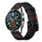 22mm Genuine Leather Smart Watch Strap Replacement with Stitching Decor for Huawei Watch GT1 / 2 / Watch Magic - Black - 4