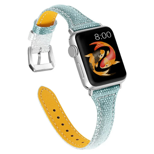 Bling Design Smart Watch Strap Replacement for Apple Watch Ultra 3 2 1 49mm / Series 11 10 46mm / 9 8 7 45mm / SE3 SE2 SE 6 5 4 44mm / 3 2 1 42mm - Green - 2