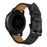20mm Smart Watch Replacement Strap for Samsung Galaxy Watch4 Classic / Galaxy Watch4 / Galaxy Watch Active1 / Active2 Genuine Cow Leather Band - Black - 1