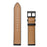20mm Smart Watch Replacement Strap for Samsung Galaxy Watch4 Classic / Galaxy Watch4 / Galaxy Watch Active1 / Active2 Genuine Cow Leather Band - Black - 7