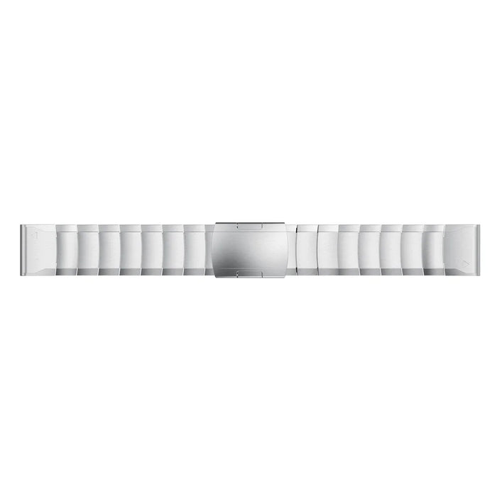 Stainless Steel Watch Band Wrist Strap for Garmin Fenix 6 - Silver - 5