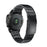 For Garmin Fenix 6X Stainless Steel Watch Band 1-Bead Replacement Wrist Strap - Black - 3