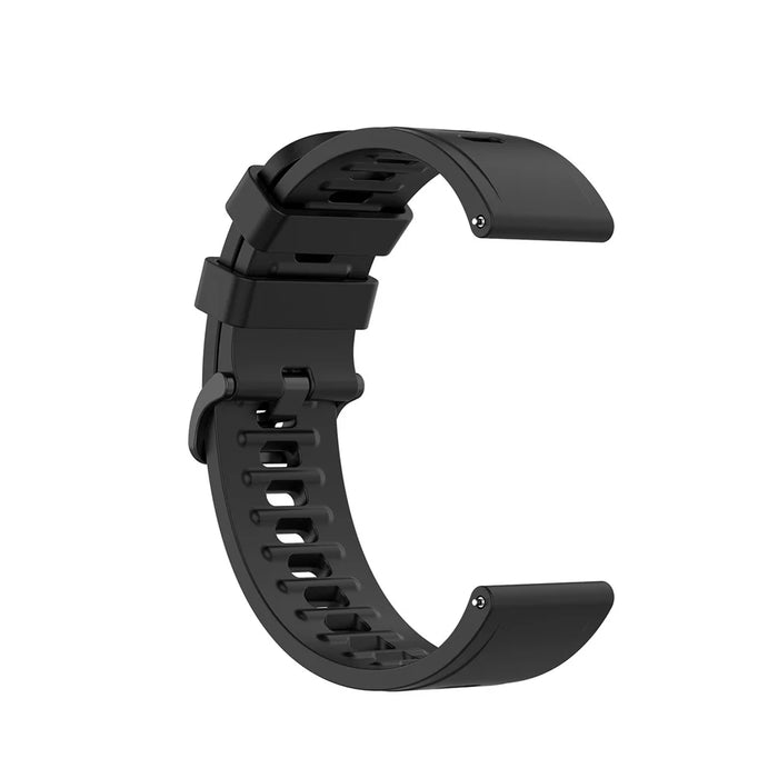 20mm Soft Silicone Replacement Wrist Strap for Huami Amazfit GTR 42mm/GTS - Black - 2