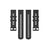 20mm Soft Silicone Replacement Wrist Strap for Huami Amazfit GTR 42mm/GTS - Black - 6