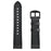 22mm Genuine Leather Coated Silicone 22mm Watch Strap for Huawei Watch GT 2/1  / Honor Magic - Black - 3