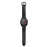 22mm Genuine Leather Coated Silicone 22mm Watch Strap for Huawei Watch GT 2/1  / Honor Magic - Black - 7