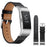 Genuine Leather Coated Watch Band for Fitbit Charge 2 - Black - 3