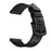 22mm Genuine Leather Coated Silicone Wrist Strap for Huami Amazfit GTR 47mm - Black - 1