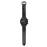 22mm Genuine Leather Coated Silicone Wrist Strap for Huami Amazfit GTR 47mm - Black - 6