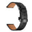 Genuine Leather Watch Band 22mm for Huami Amazfit GTR 47mm - Black Butterfly Buckle / Black - 3