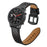 22mm Stitching Decor Top-layer Genuine Leather Smart Watch Band Replacement for Huami Amazfit GTR 47mm - Black - 2