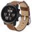 Genuine Leather Smart Watch Band for Huami Amazfit Watch 2/1 22mm- Brown - 2