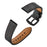 Holes Design Genuine Leather Strap Replacement Watch Band 22mm for Huawei Watch GT 2 46mm - Black - 6