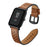 20mm Genuine Leather with Holes Watch Band for Amazfit Bip GTS - Brown - 4