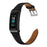 Smart Watch Band for Huawei Talkband B5 / B3 Active / B2 Active Genuine Cow Leather 18mm Pointed Head Strap - Black - 3