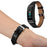 Smart Watch Band for Huawei Talkband B5 / B3 Active / B2 Active Genuine Cow Leather 18mm Pointed Head Strap - Black - 7
