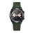 22mm Holes Genuine Leather Watch Band Strap for Huawei Honor Magic Watch - Green - 4