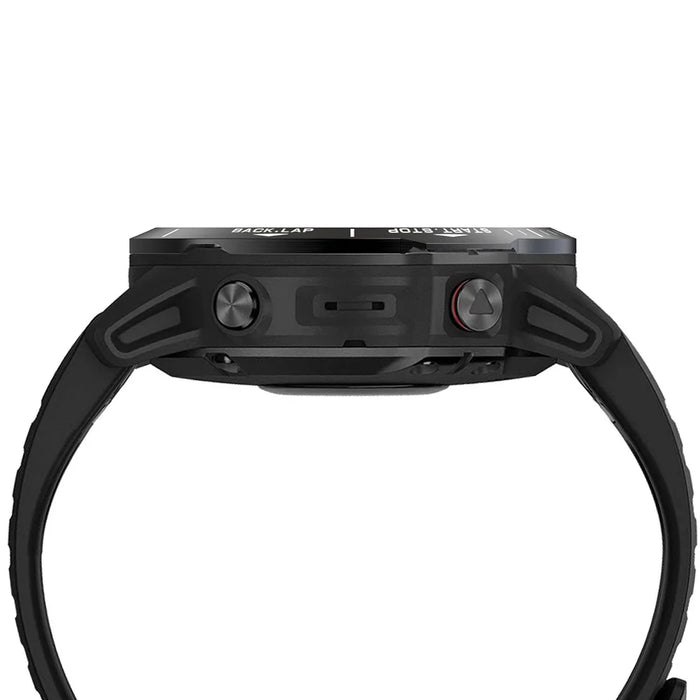 Stainless Steel Replacement Watch Bezel (Type B) for Garmin Fenix 6/6 Pro/ 6 Sapphire - Black/White - 4